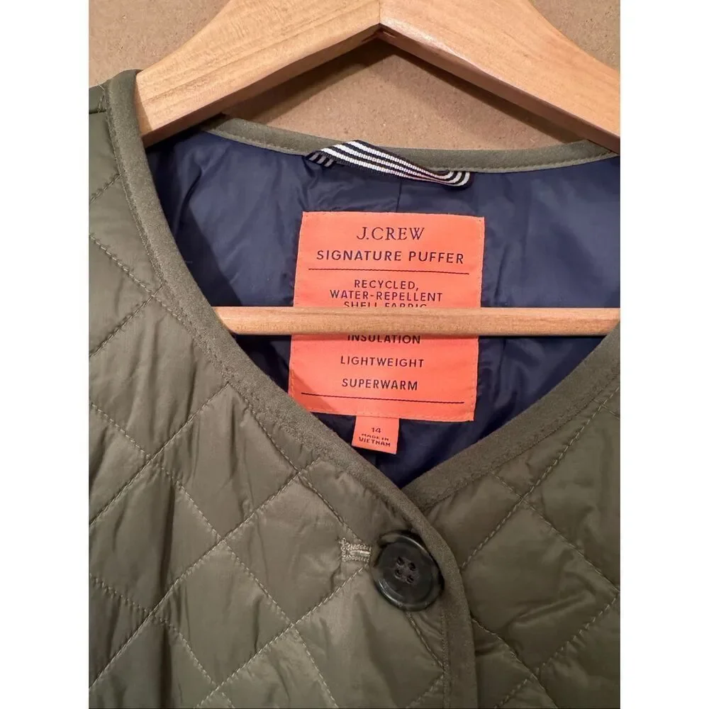 JCrew Signature Lightweight Quilted Puffer‎ Jacket